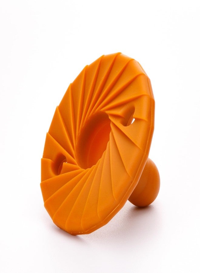 doddle & co. Doodle & Co. Tokyo Classic Pacifier For New Born Babies | BPA Free Natural Shape 100% Silicone For Infants With & Without Teeth | Helps Promote Healthy Oral Development | 0-3 Months | Spice/Smash Cake - Image 2